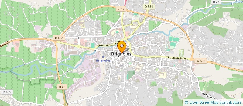 localisation de l'entreprise ATELIER ECOLE PEINTURE A L'HUILE LUMIERES DE PROVENCE  BRIGNOLES