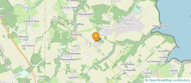 localisation de l'entreprise ATELIER EDGAR SARIN  LANGROLAY-SUR-RANCE