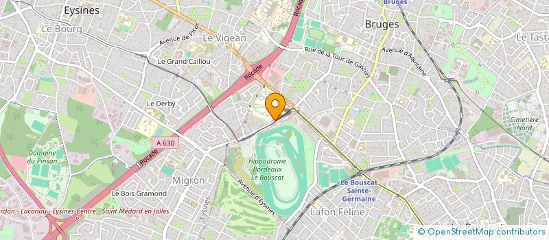 localisation de l'entreprise ATELIER EDUCATIF à EYSINES