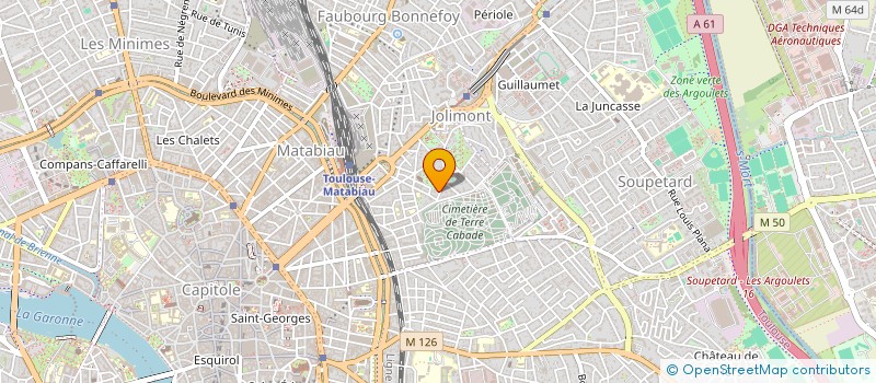 localisation de l'entreprise ATELIER ELAN DES MOTS (AEM)  MURET