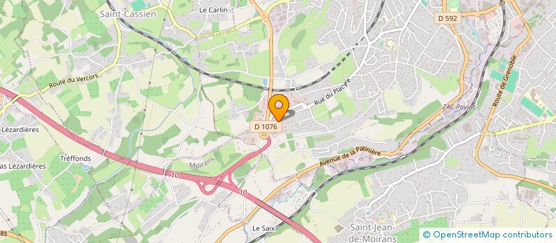 localisation de l'entreprise ATELIER ELECTRIQUE VOIRONNAIS à VOIRON