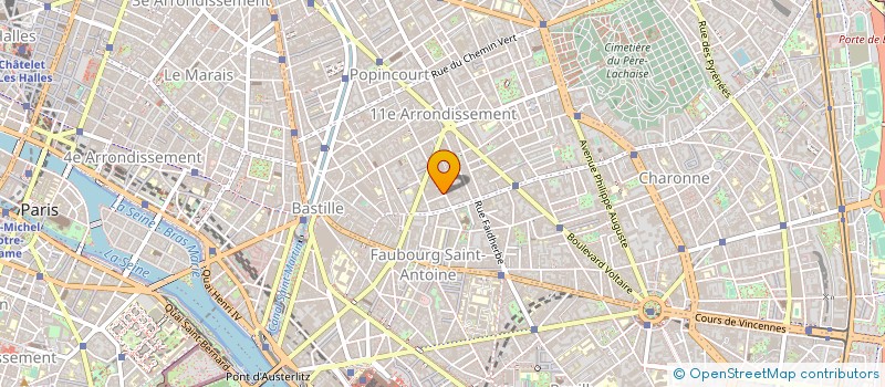 localisation de l'entreprise ATELIER ELISABETH CLERICI à PARIS