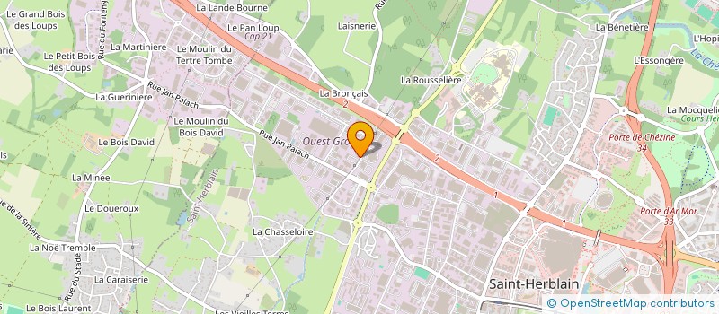 localisation de l'entreprise ATELIER ELONIA  SAINT-HERBLAIN