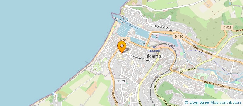 localisation de l'entreprise ATELIER EMBRUNS  FECAMP