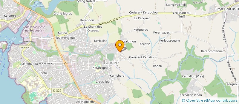 localisation de l'entreprise ATELIER EMOVERE à CONCARNEAU