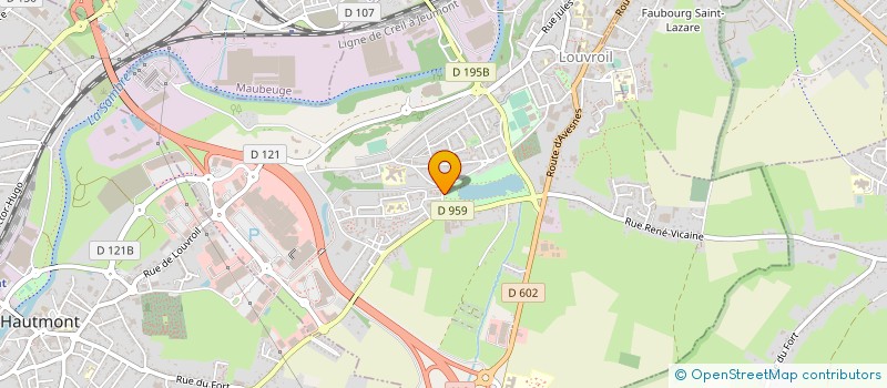 localisation de l'entreprise ATELIER ENVIRONNEMENT à LOUVROIL