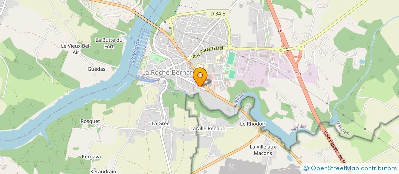 localisation de l'entreprise ATELIER EODE  LA ROCHE-BERNARD