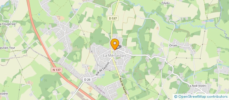 localisation de l'entreprise ATELIER EPP  TREILLIERES