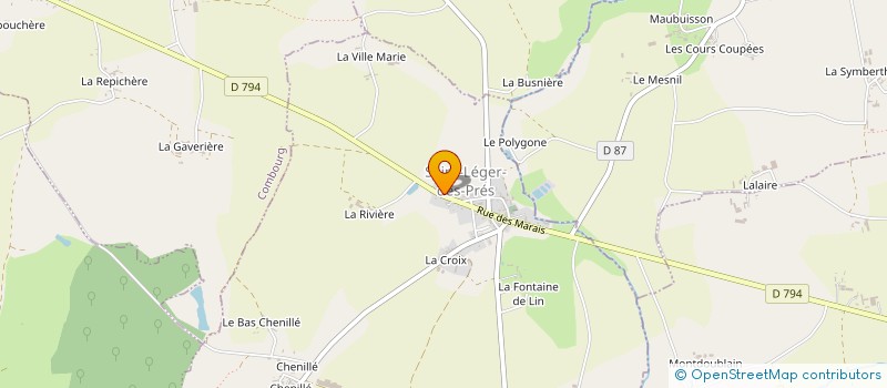 localisation de l'entreprise ATELIER ERICK DEMEYER  SAINT-LEGER-DES-PRES