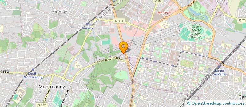 localisation de l'entreprise ATELIER ET TRAVAUX PENITENTIER  GROSLAY