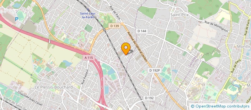 localisation de l'entreprise ATELIER ETUDE REALISATION MECANIQUE  SAINT-LEU-LA-FORET