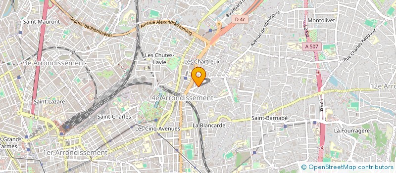 localisation de l'entreprise ATELIER ETUDES DISTRIBUTION CUISINE PRO à MARSEILLE