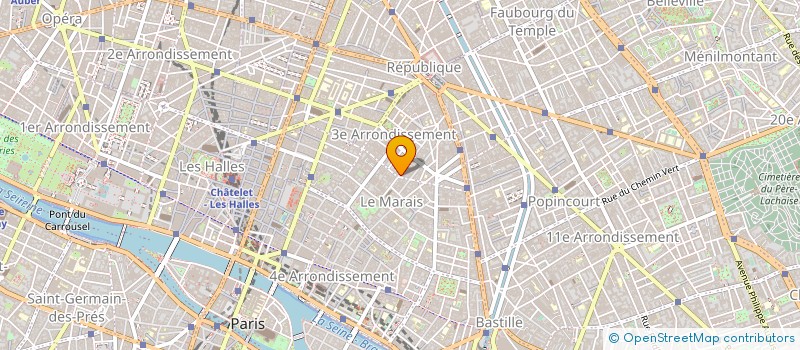 localisation de l'entreprise ATELIER EUGENIE SEIGNEUR à PARIS