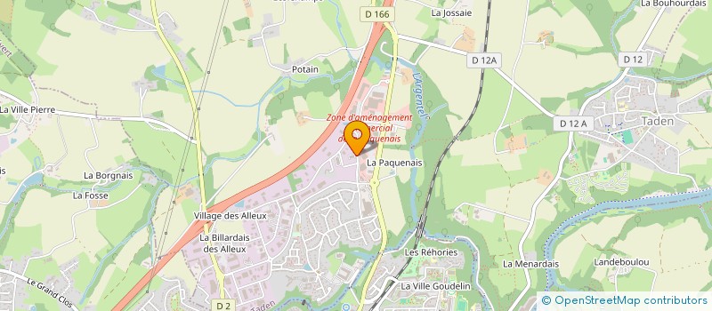 localisation de l'entreprise ATELIER EVANS  TADEN