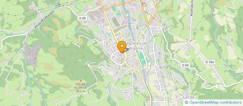 localisation de l'entreprise ATELIER EX NIHILO  BAGNERES-DE-BIGORRE