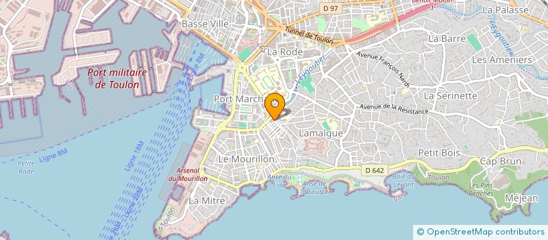 localisation de l'entreprise ATELIER EXPLOREUR  TOULON