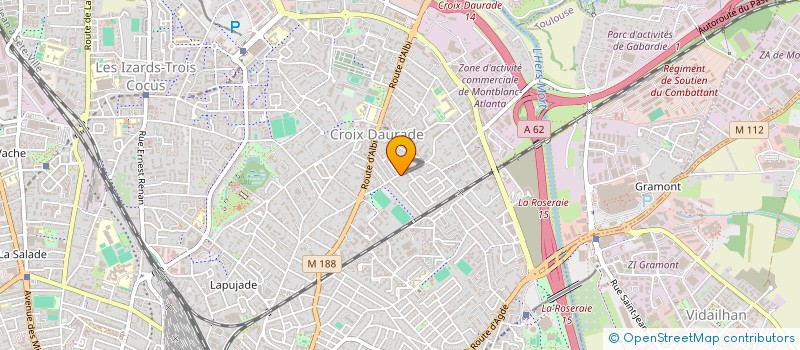localisation de l'entreprise ATELIER F à TOULOUSE