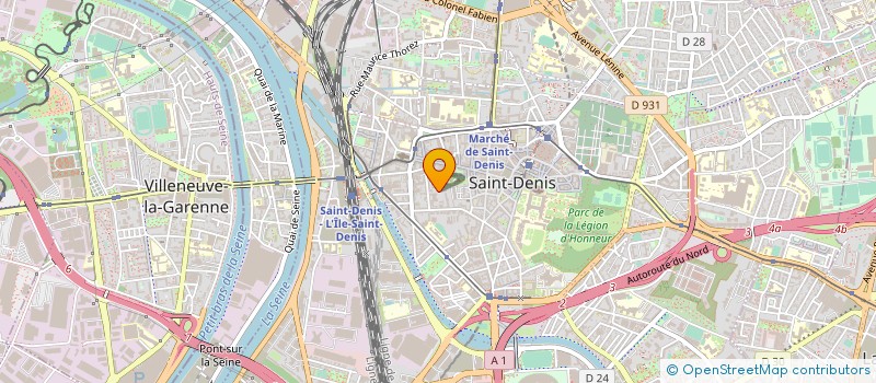 localisation de l'entreprise ATELIER FABRIQUE  SAINT-DENIS