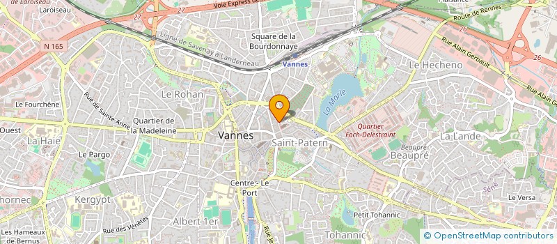 localisation de l'entreprise ATELIER FAIT MAIN à VANNES
