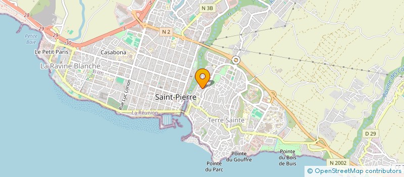 localisation de l'entreprise ATELIER FANNY JOHN 1  SAINT-PIERRE