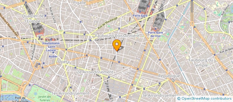 localisation de l'entreprise ATELIER FAUSTINE PARIS  PARIS