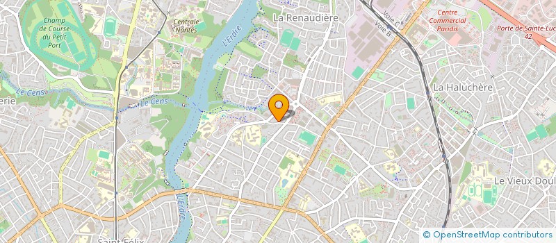 localisation de l'entreprise ATELIER FAYE  NANTES