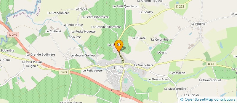 localisation de l'entreprise ATELIER FER ET VENT à SEVREMOINE