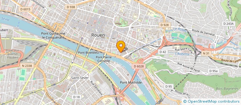 localisation de l'entreprise ATELIER FERET ET FRECHON ARCHITECTES à ROUEN