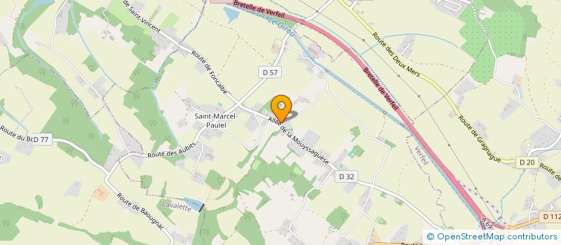 localisation de l'entreprise ATELIER FICAT  SAINT-MARCEL-PAULEL