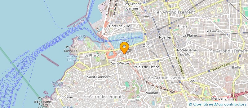 localisation de l'entreprise ATELIER FIL BLANC à MARSEILLE