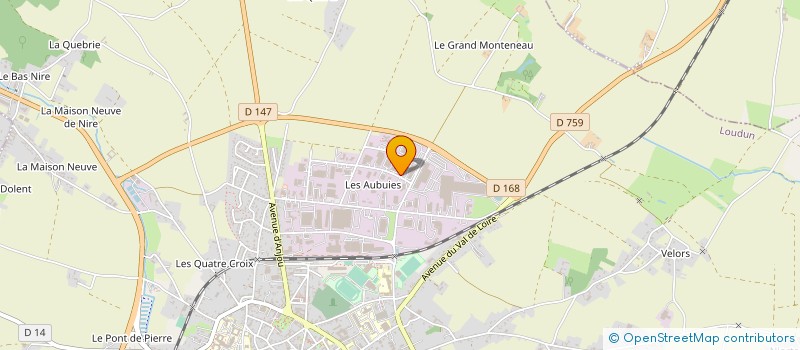 localisation de l'entreprise ATELIER FINITION BOIS à LOUDUN