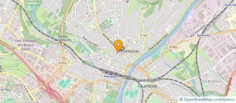 localisation de l'entreprise ATELIER FLORAL  PONTOISE