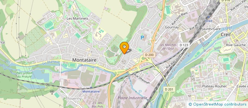 localisation de l'entreprise ATELIER FLORIGAN  MONTATAIRE