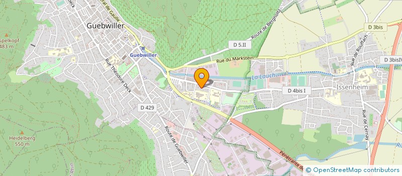 localisation de l'entreprise ATELIER FLORIJAZZ  GUEBWILLER