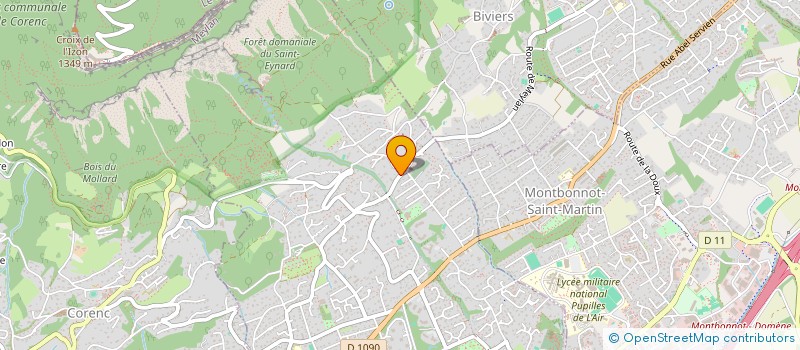 localisation de l'entreprise ATELIER FLUIDES  MEYLAN