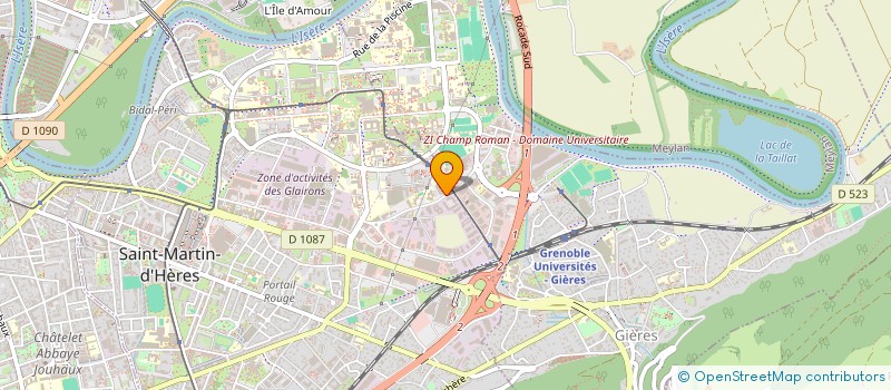 localisation de l'entreprise ATELIER FLYG  SAINT-MARTIN-D'HERES