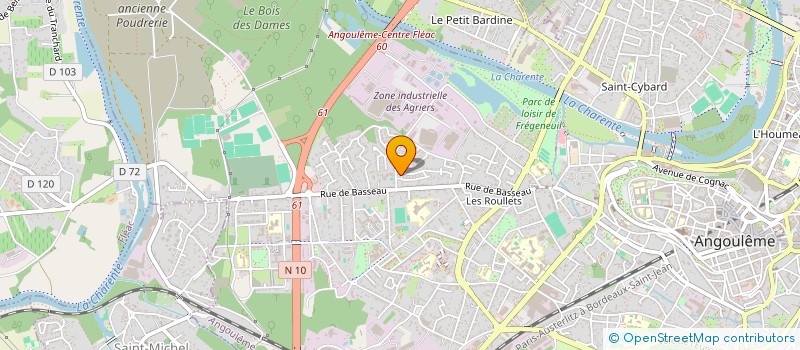 localisation de l'entreprise ATELIER FOCALE 16 à ANGOULEME