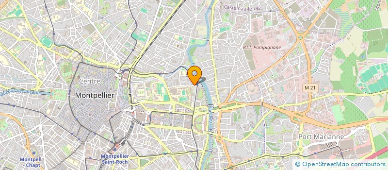 localisation de l'entreprise ATELIER FOOT à MONTPELLIER