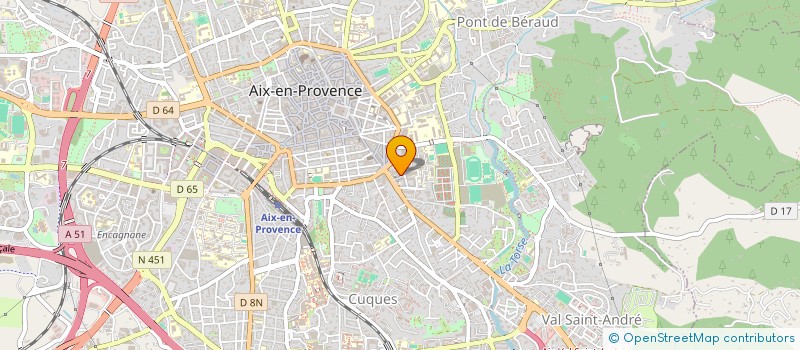 localisation de l'entreprise ATELIER FORMATION à AIX-EN-PROVENCE