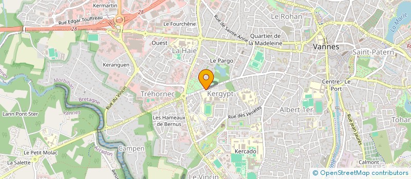 localisation de l'entreprise ATELIER FORMATION COIFFURE à VANNES
