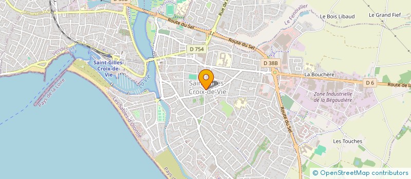 localisation de l'entreprise ATELIER FRANCIS  SAINT-GILLES-CROIX-DE-VIE