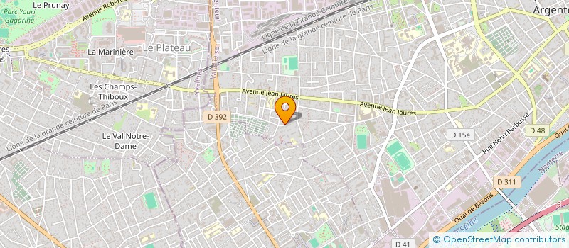 localisation de l'entreprise ATELIER FRANCIS COUPINOT  ARGENTEUIL