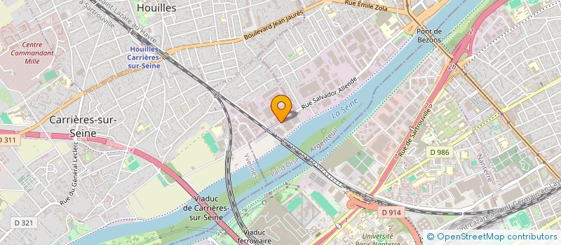 localisation de l'entreprise ATELIER FRANCK MANGON  BEZONS