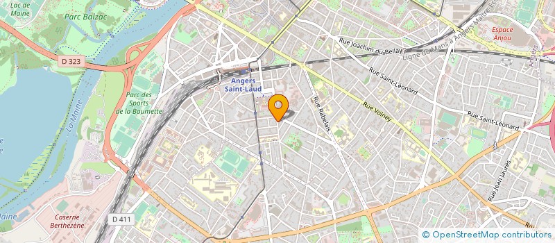 localisation de l'entreprise ATELIER FRANCOIS BOILLAT à ANGERS