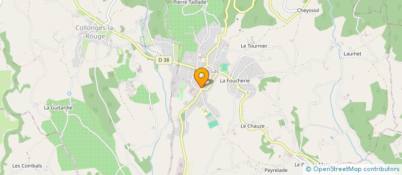 localisation de l'entreprise ATELIER FRANCOIS-XAVIER HERAULT à MEYSSAC