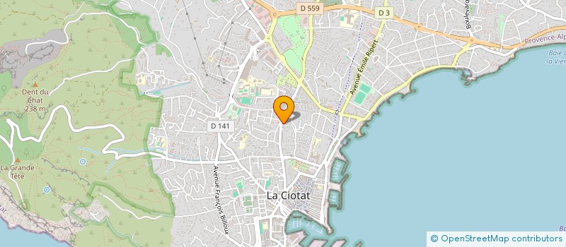 localisation de l'entreprise ATELIER FRARE  LA CIOTAT