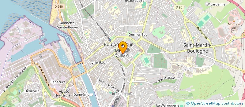 localisation de l'entreprise ATELIER G2A à BOULOGNE-SUR-MER