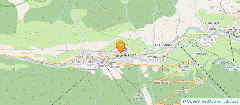 localisation de l'entreprise ATELIER GAGNIERE  VAL-CENIS