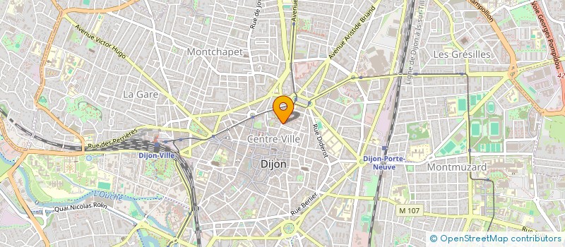 localisation de l'entreprise ATELIER GALERIE ERGO ZOOM à DIJON
