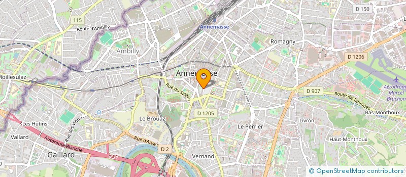 localisation de l'entreprise ATELIER GARIDEL  ANNEMASSE